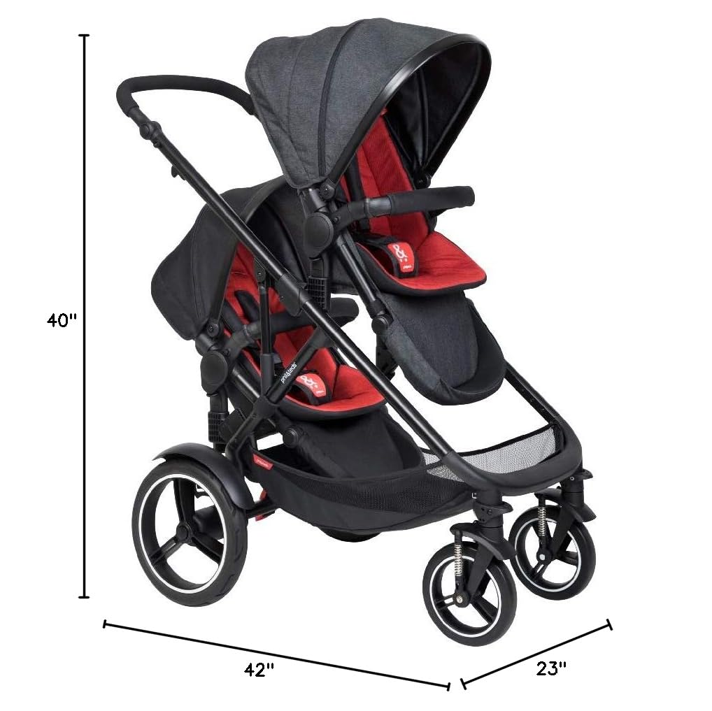 Phil & Teds Voyager Buggy with Doubles Kit (Chili)