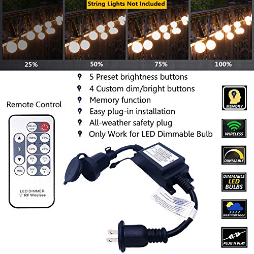 Remote Control Dimmers Dimmer Dimming Controller,Outdoor Wireless RF
