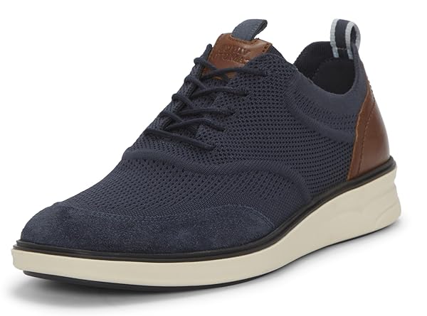 VINCE CAMUTO MEN’S HALDANE CASUAL SNEAKER, ECLIPSE/CUERO, 13