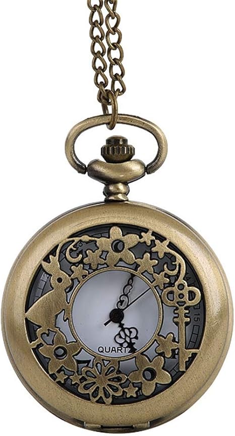 Amazon Co Jp 懐中時計 ファッションの女王ラビットレトロな懐中時計 クリエイティブブロンズ彫刻を開きフリップクラシックポケットウォッチクラシック懐中時計 Color As Picture Size Free Size ホーム キッチン