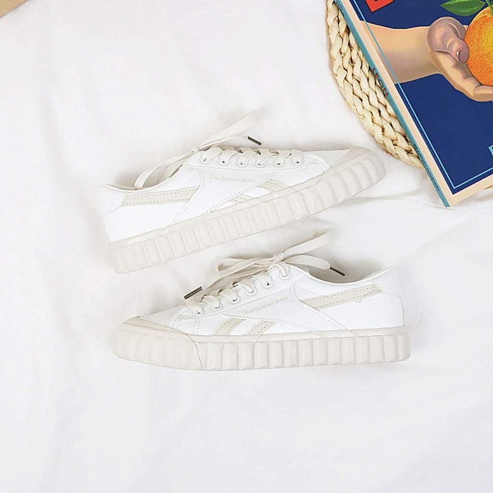 YOPAIYA Espadrilles,White Gray Canvas Shoes Female Spring Korean Version Of The Wild Street Shot Small Dirty Orange Shoes Leather Students White Shoes