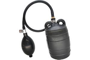 Inflatable Pipe Plug Sewer Test Plug with Hand Inflatable Ball Rubber for Drain Blockage Pressure Testing Plumbing- DN75