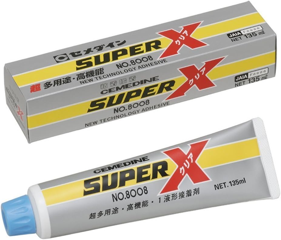 CEMEDINE Super X 8008 CLEAR Adhesive 135ml 145g from Japan Amazon.co