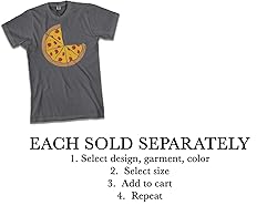 Pizza Pie with 6 Slices | Dad Father Men's T-Shirt