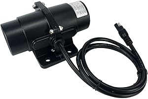 Putec Vibration Motor 100LBS Brush Vibrator for Salt Sand and Concrete Mixer DC 12V 4500RPM Vibrating Force 100lbs