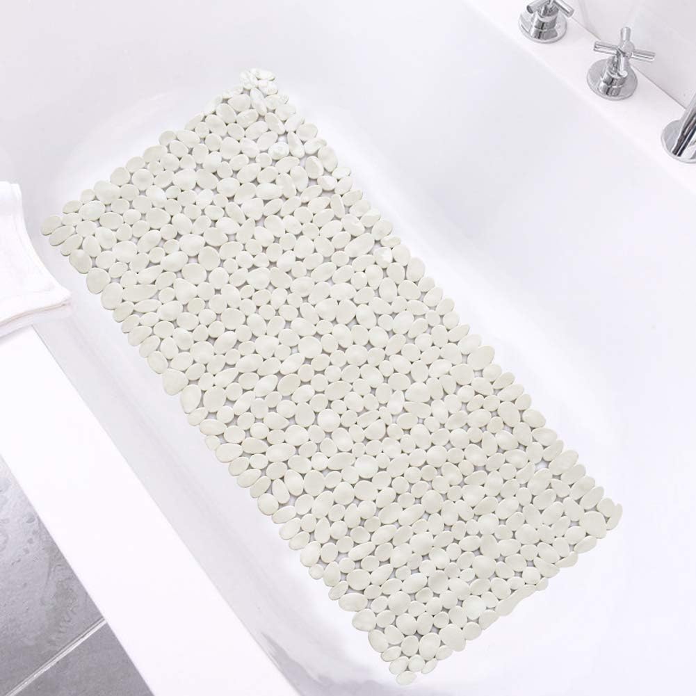 SONGZIMING Bathtub Mat Non Slip Pebble Bath Shower Mat with