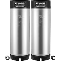 VEVOR Corny Keg 19 Liter - Edelstahl Ball Lock Fass Für Heimbrauer Und Cold Brew