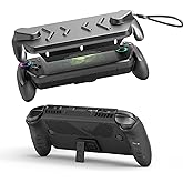 JDDWIN Full Protective Case for ASUS ROG Xbox Ally & ROG Xbox Ally X 7" 2025 with Kickstand, ABS &TPU Case with Detachable Front Shell Cover,Shockproof Anti-Scratch Non-Slip Grip Wrap