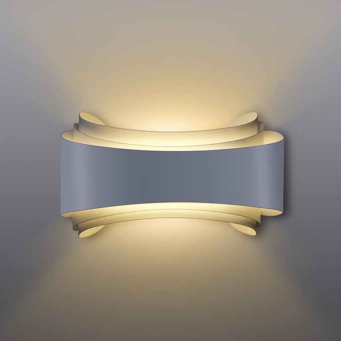 title=Albrillo Lampada da parete a led di Ferro + Alluminio in forma ellittica 10W