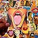 Yoogeer 47Pcs Sexy and Vulgar Skateboard Stickers DIY Laptop Luggage Stickers Decals