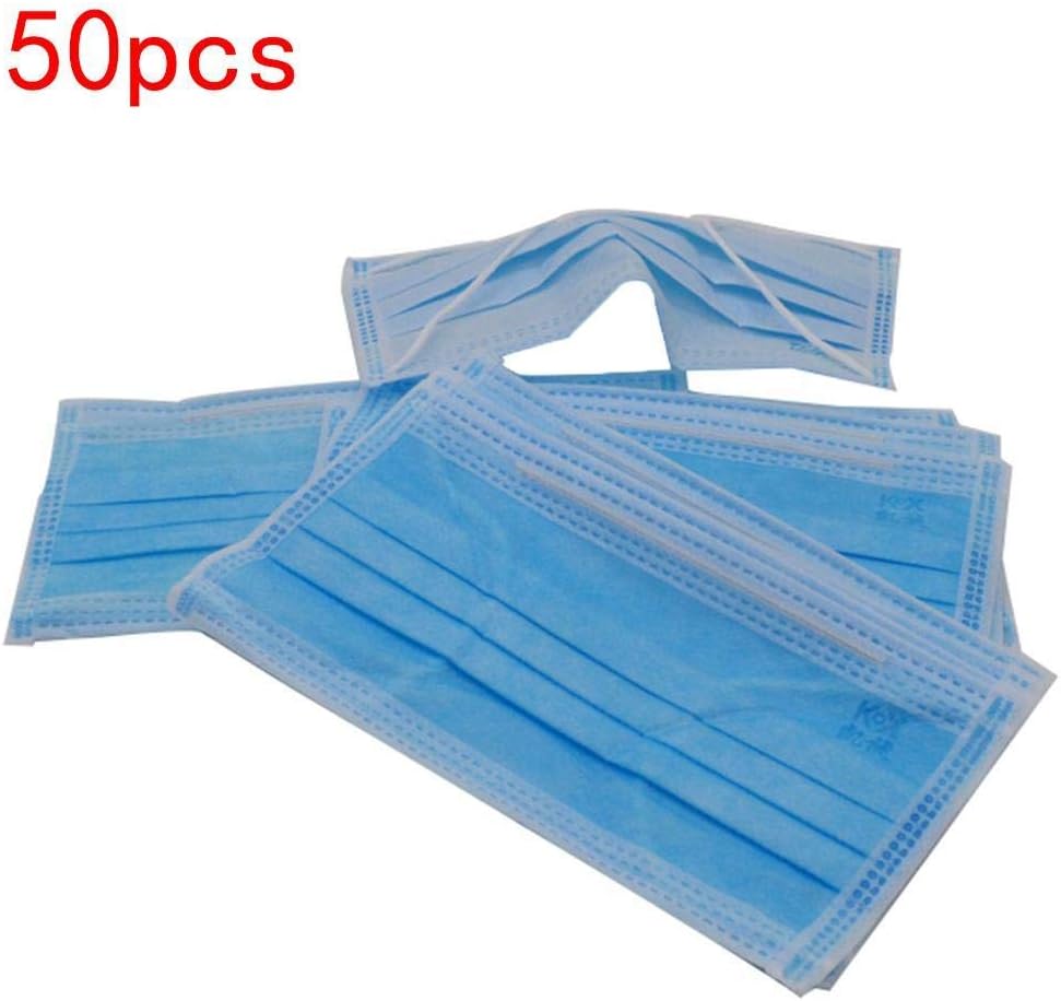 OIYINM77 Three-Layer Non-Woven Anti-Fog Dust Protective Disposable Mask Masks
