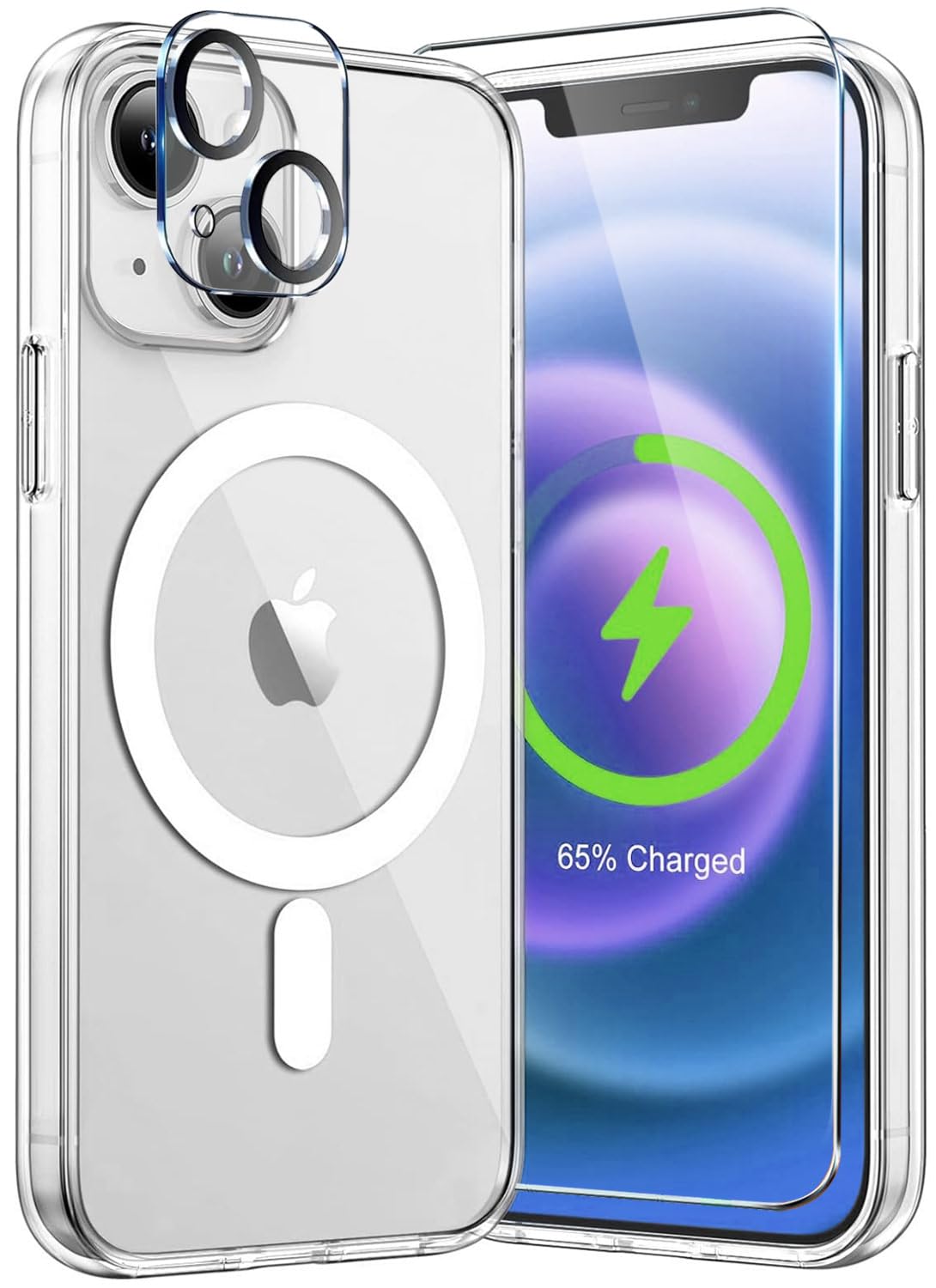 Photo 1 of *USED*
MOCCA Strong Magnetic for iPhone 13 Case Clear, [Anti Yellowing][Compatible with Magsafe][Screen Protector+Camera Lens Protector] Slim Shockproof Protective Case for iPhone 13 Phone Case 6.1", Clear