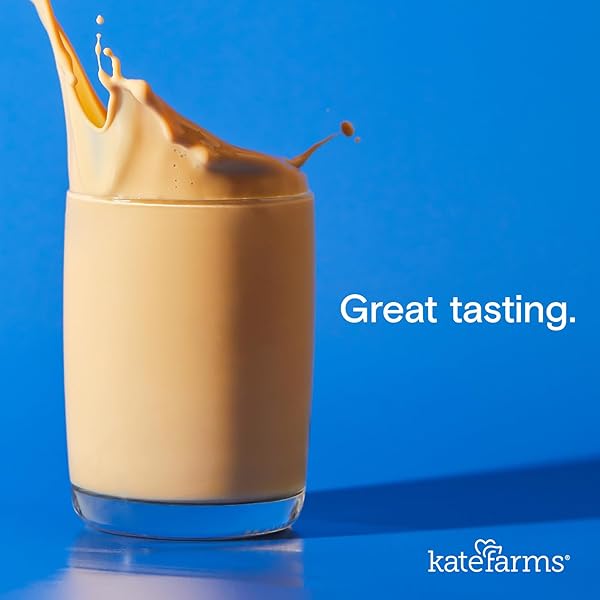 KATE FARMS ORGANIC 1.4 HIGH CALORIE NUTRITION SHAKE, VANILLA, 20G PROTEIN, 27 VITAMINS AND MINERALS, MEAL REPLACEMENT, 11 OZ (6 PACK)