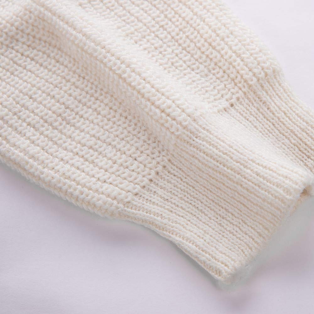 voberry women maternity pregnancy knitted sweater tops lace up wrap knitting sweater dress