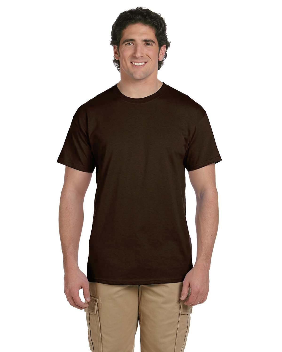 Gildan Mens Seamless Double Needle T 