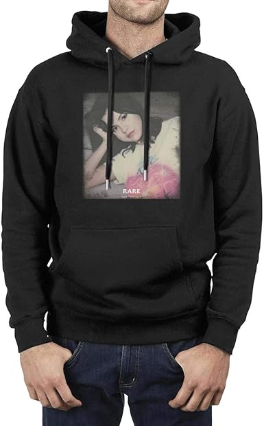 Amazon.com: Mens Rare-Selena-Gomez-Poster- Pullover Hoodie Sweater Kangaroo Pocket Long Sleeve 