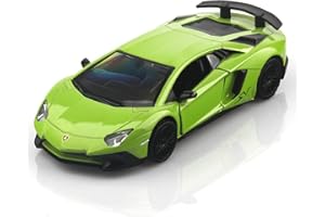 TOKAXI 1/36 Scale Lamborghini Aventador LP750-4 SV Diecast Cars Models,Pull Back Vehicles Toy Cars,Cars Gifts for Boys Girls 
