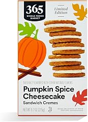 365 by Whole Foods Market, Pumpkin Spice Cheesecake Sandwich Cremes, Limited Edition, 9.7 Ounces