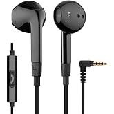 LUDOS FEROX Wired Earbuds in-Ear Headphones, 5 Year Warranty, Earphones with Microphone, Noise Isolation Corded for 3.5mm Jack Ear Buds for iPhone, Samsung, Computer, Laptop, Kids, School Students