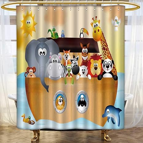 Amazon Jiahonghome シャワーカーテン デジタルプリント アーケードゲーム 人形付き サテン生地 バスルーム 洗濯可能 60 X 72 Inch シャワーカーテン ホーム キッチン オンライン通販