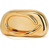 Nefokfdus Acrylic Clutch Purse for Women,Unique Trendy Metal Handle Evening Bag for Wedding Party Formal Prom