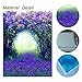 FUERMOR Background 5x7ft Purple Blue Flowers Photography Backdrop Studio Photo Props Room Mural RQ034