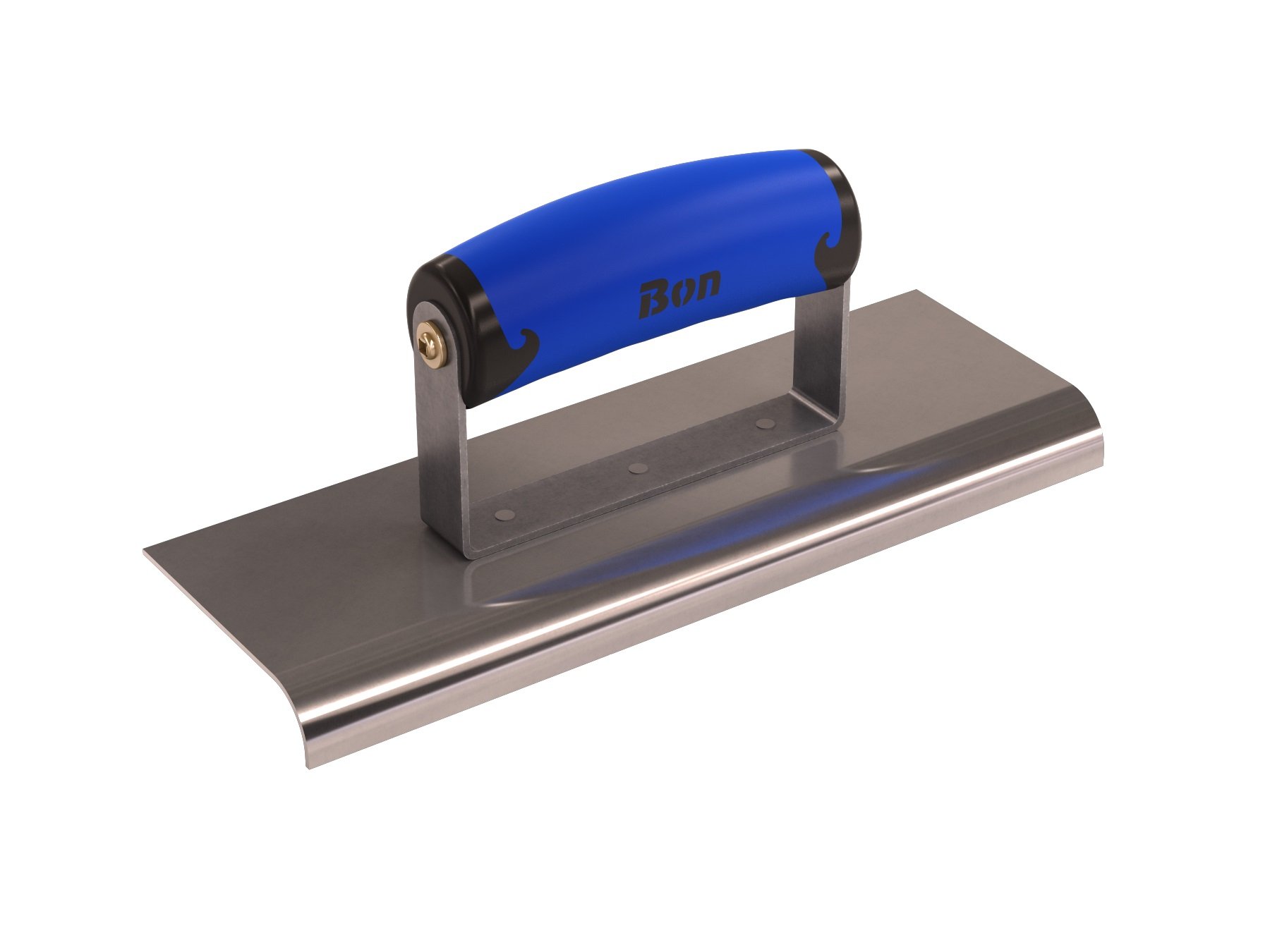 Bon 62-454 9/3-inch Stainless Steel Concrete Sidewalk Edger with 1/2-inch Radius and 5/8-inch Deep Comfort Grip Handle