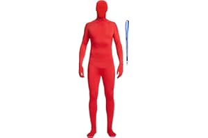 Full Bodysuit Include Zipper Helper Unisex Spandex Stretch Adult Costume Zentai Disappearing Man Body Suit