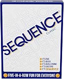 SEQUENCE- Original SEQUENCE Game with Folding Board, Cards and Chips by Jax ( Packaging may Vary ) White, 10.3" x 8.1" x 2.31