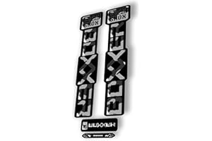 Fork Replacement Decal Sticker Compatibale for Rock Shox Boxxer Ultimate 2024 Series White Camo (Matte)