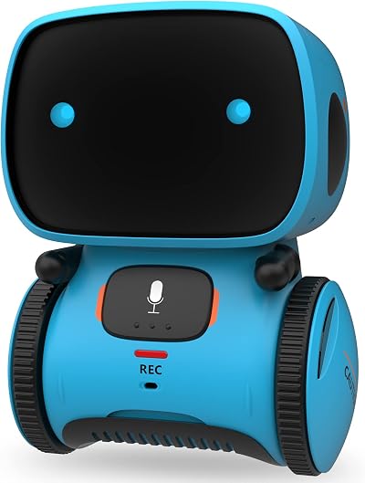 GILOBABY Interactive Smart Robot Toys Blue Touch Voice Control Dancing Singing