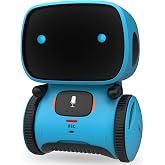 GILOBABY Smart Robot, Touch &amp; Voice Control Interactive Toy for Kids 3-5 | Interactive &amp; Smart, Touch &amp; Voice Control, Playback &amp; Recording, Dancing &amp; Singing, Ideal Gift for Kids, Blue