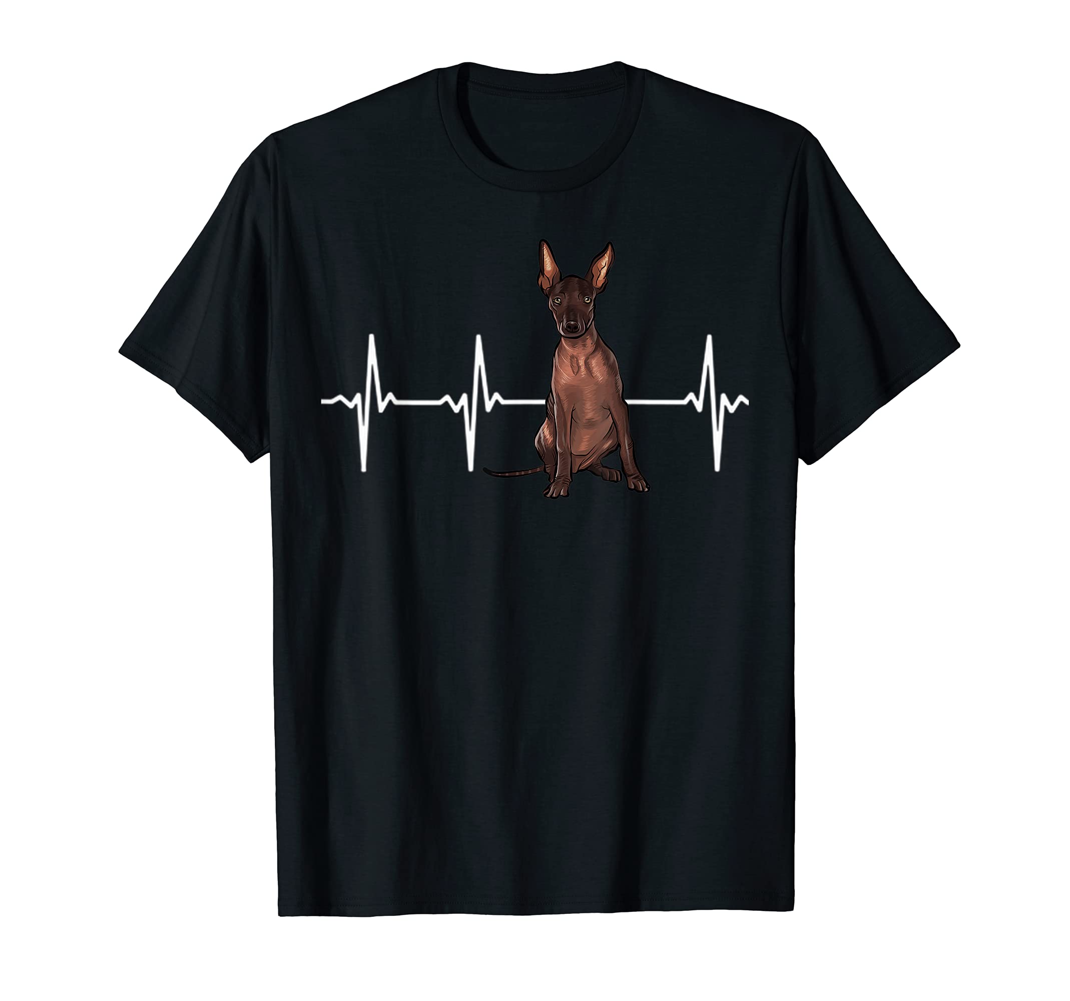 Xoloitzcuintli Heartbeat Dog Lover T-Shirt