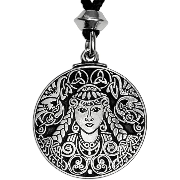 Skadi Norse Goddess Of Winter Bronze Pendant - Pagan Jewelry, Norse Gift, Viking Mythology Necklace - View #8