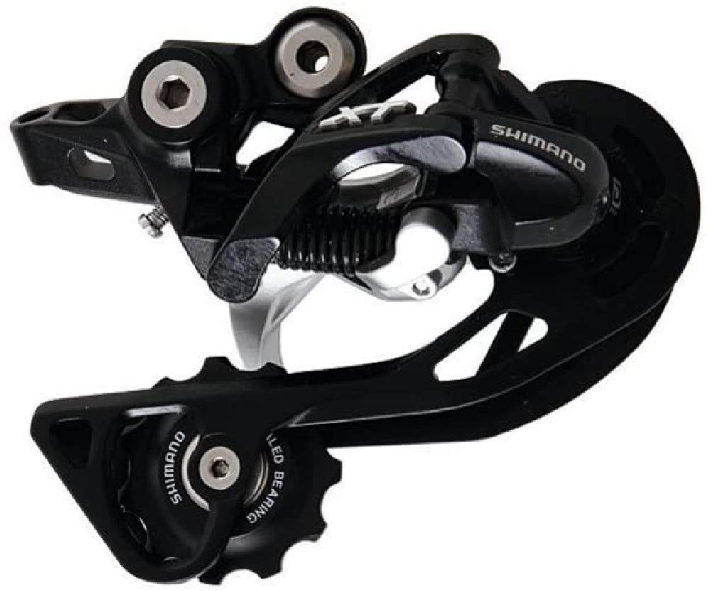Shimano RD-M781 XT 10-speed Shadow design rear derailleur, GS, top normal, black
