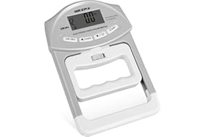 GRIPX Digital Hand Dynamometer Grip Strength Measurement Meter Auto Capturing Electronic Hand Grip Power 198Lbs / 90Kgs