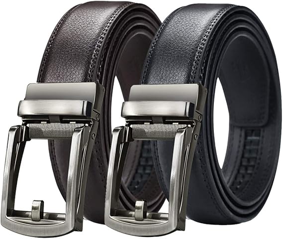 Amazon Maikun ベルト メンズ ビジネス メンズベルト おおきいサイズ 紳士ベルト 革ベルト Belt オートロック 穴なし プレゼント ４色展開 ベルト 通販