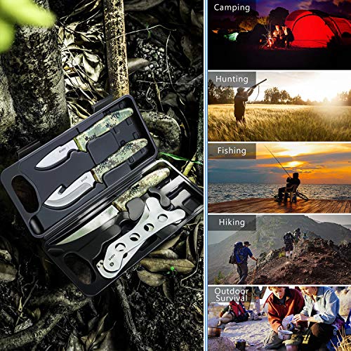 GVDV Hunting Knife Set Deer Hunting Gear Butcher Game Processor Set