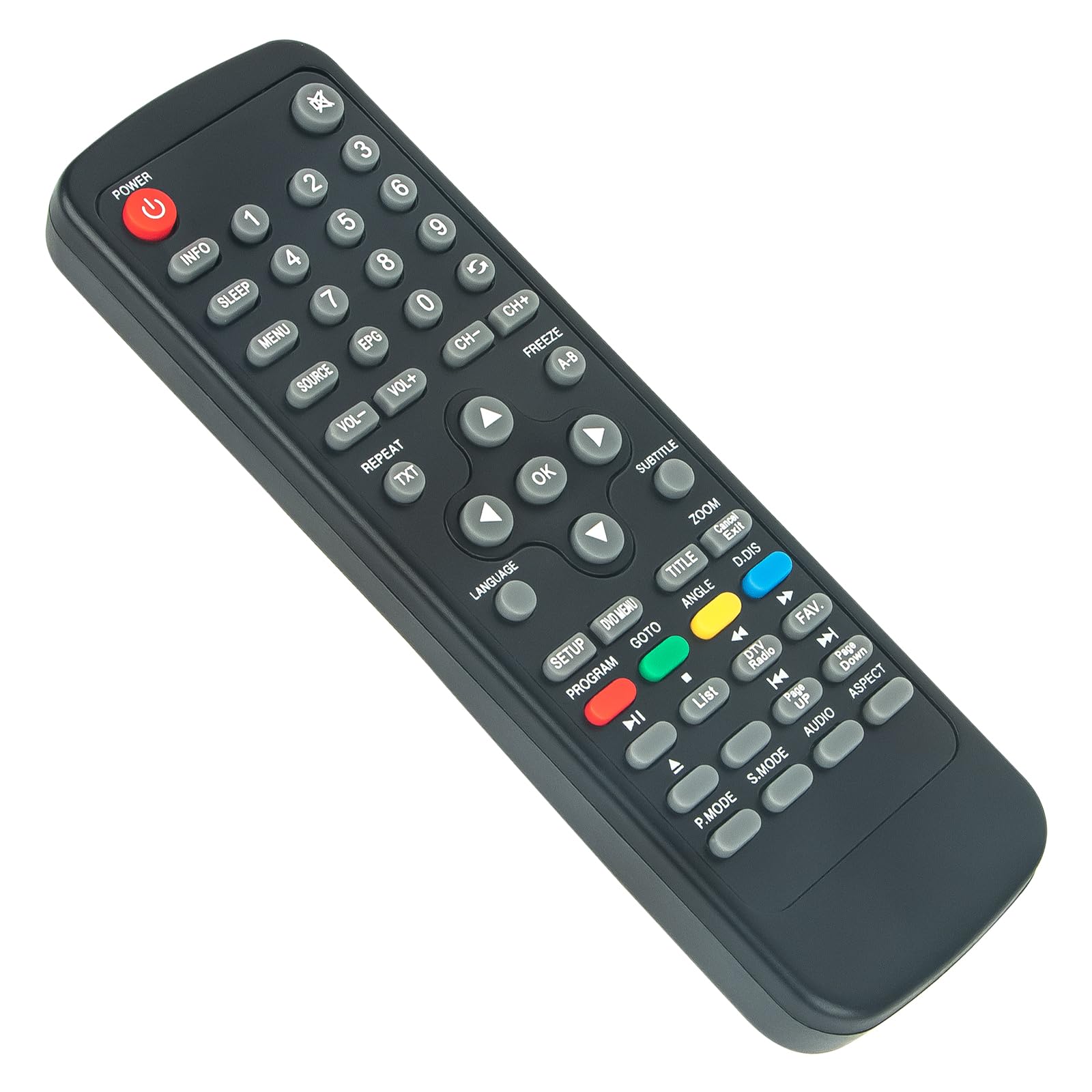VINABTY New Remote Control Replacement fit for ALBA TV AMKDVD19 AMKDVD22 Remote Controller