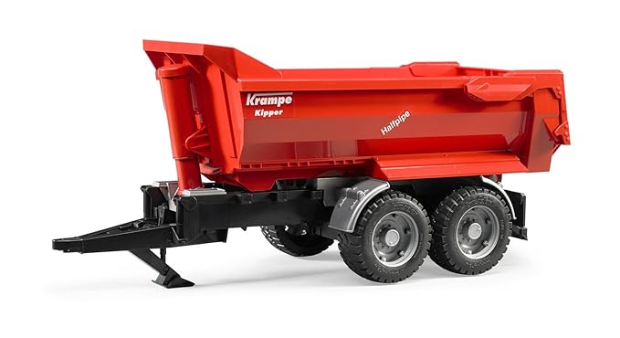 Bruder Toys Krampe Tandem Halfpipe Tipping Trailer