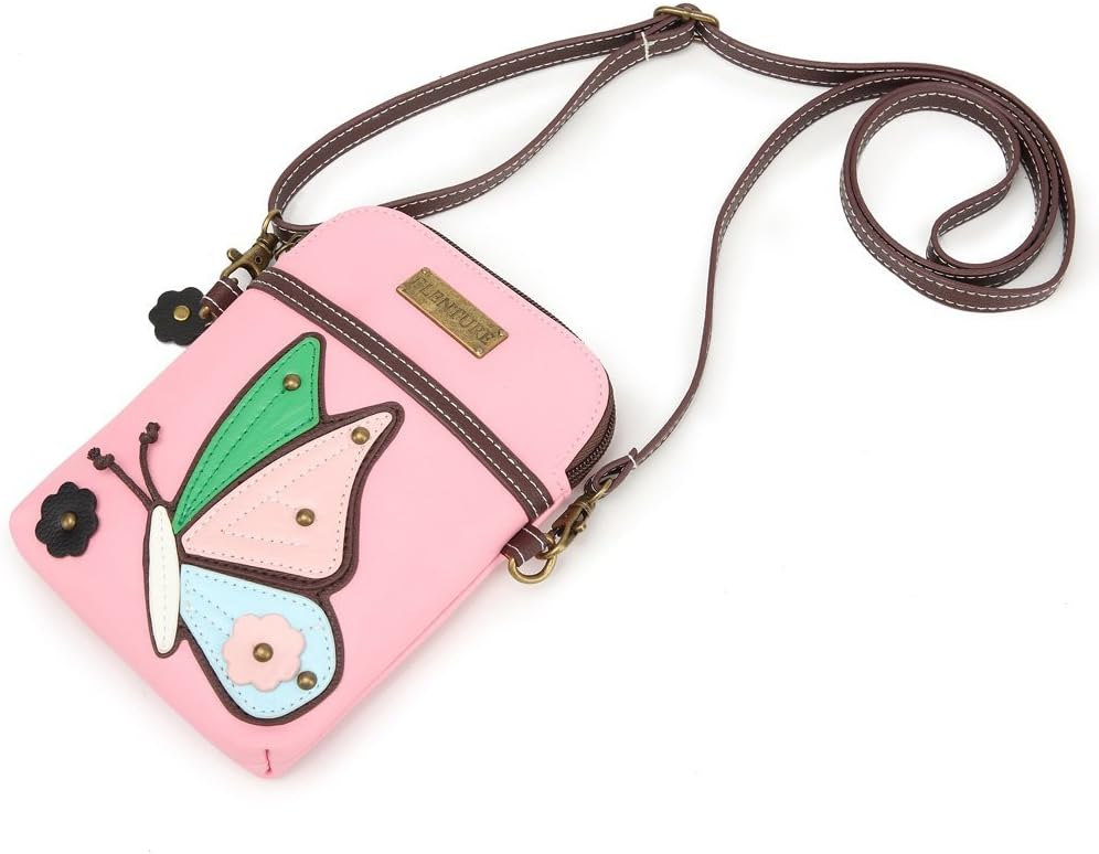 VDSM Adorable Crossbody Cell Phone Purse - Women PU Leather Cross Body Handbag with Adjustable Strap