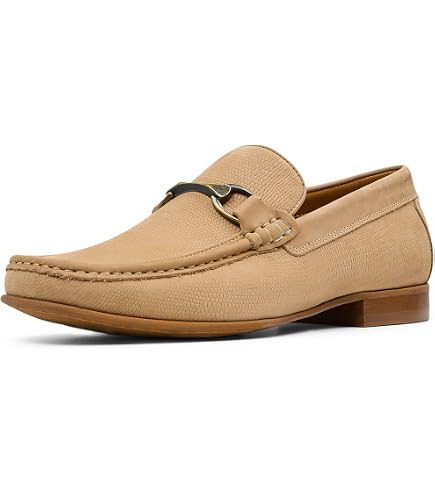 Amazon.com | Donald Pliner Mens Damiano Woven Nubuc, Camel 7  display picture 1