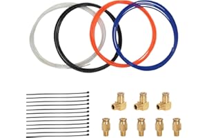 Auxazalux Shift Knobs Air Line Kit Compatible with 9 10 13 15 18 Eaton Fuller Transmissions, 12 Feet High Pressure Resistant Air Tubes with Push-in Fittings, Update Your Transmission Air System