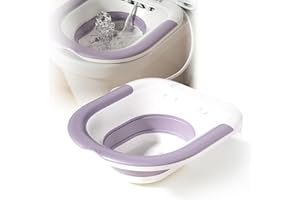 Sitz Bath Sitz Baths for Toilet Foldable Sitz Basin with Flusher Steam Seat Bidet Large Capacity Bidet Bowl for Hemorrhoids P