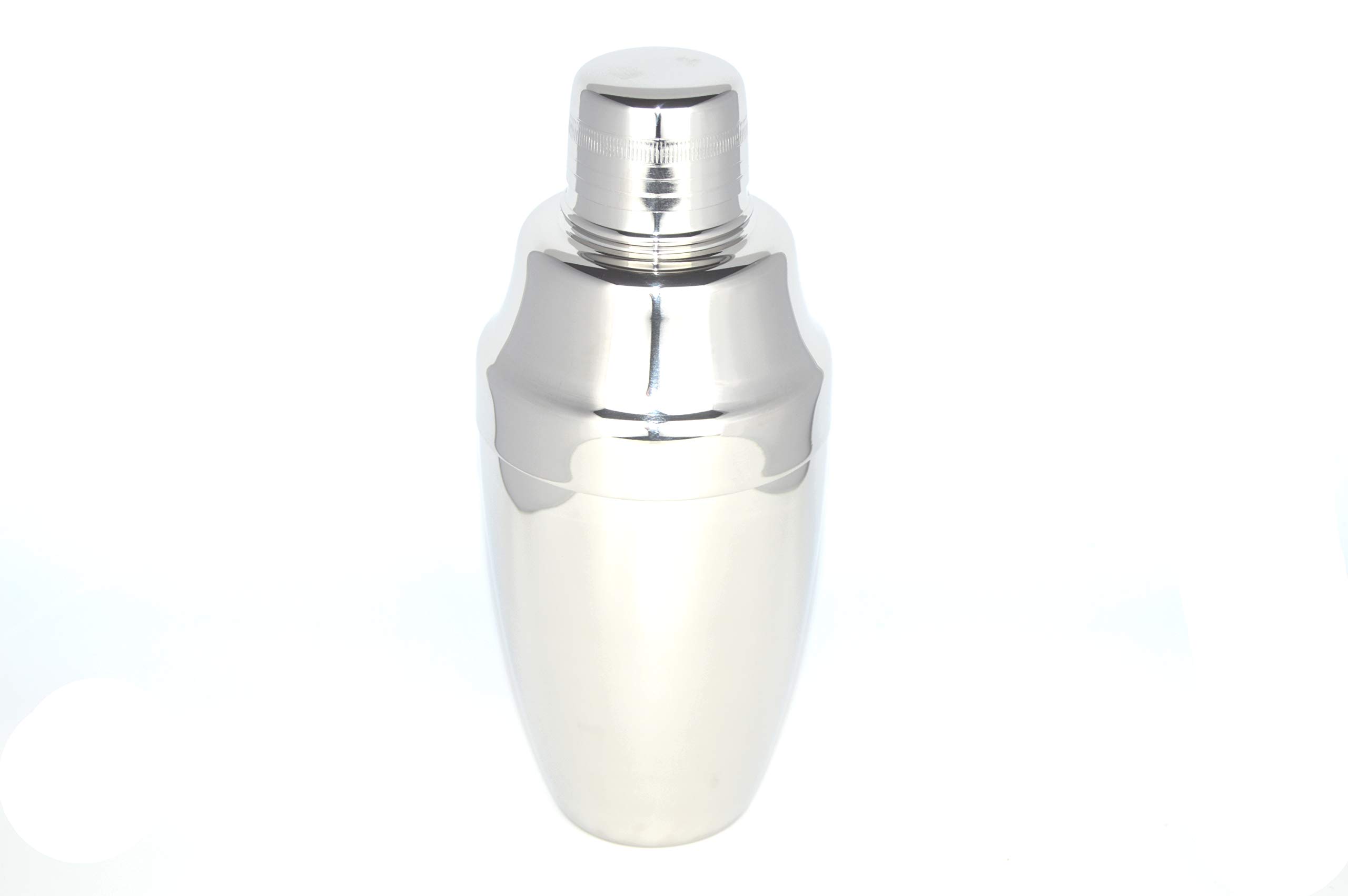 Yukiwa Cobbler 3 Pieces Cocktail Shaker 50 cl Silver Made in Japan