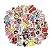 8 Series Stickers 100 pcs/Pack Stickers Variety Vinyl Car Sticker Motorcycle Bicycle Luggage Decal Graffiti Patches Skateboard Stickers for Laptop Stickers for Kid and Adult (Series F)