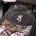 Browning Camo Floor Mats, Front, Mossy Oak New Break-Up Pink, Pack of 2