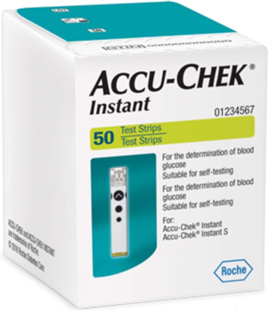 AccuChek Instant Test Strips for Blood Glucose 50 Test Strip price
