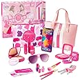 Make it Up, 20 Piece- Glamour Girl 2 in 1 Realistic Pretend Makeup Set + Purse & Toy Set (Not Real Makeup) [Toy]