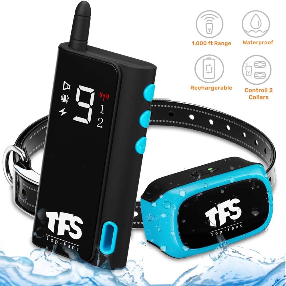 Reviews TFS Dog Shock Collar with Remote 2000 Foot Range Rechargeable
